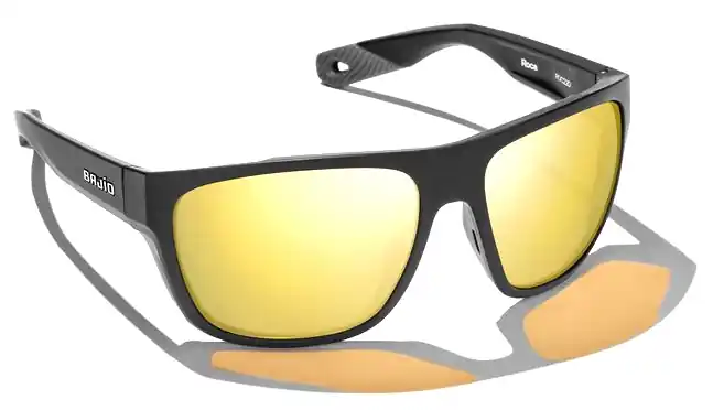 Bajio Polarisationsbrille Las Rocas - Black Matte (Yellow Glass)-