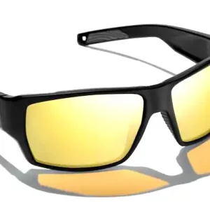 Bajio Polarisationsbrille Vega - Black Matte (Yellow Glass)-