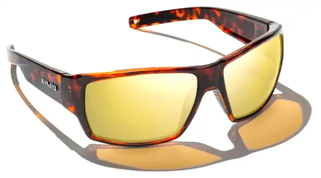 Bajio Polarisationsbrille Vega - Dark Tort Matte (Yellow Mirror Glass)-