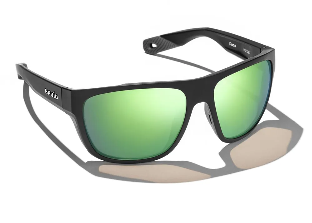 Bajio Bifocal Polarisations- und Vergrößerungsbrille Las Rocas - Black Matte (Green Mirror Glass)- + 1,50