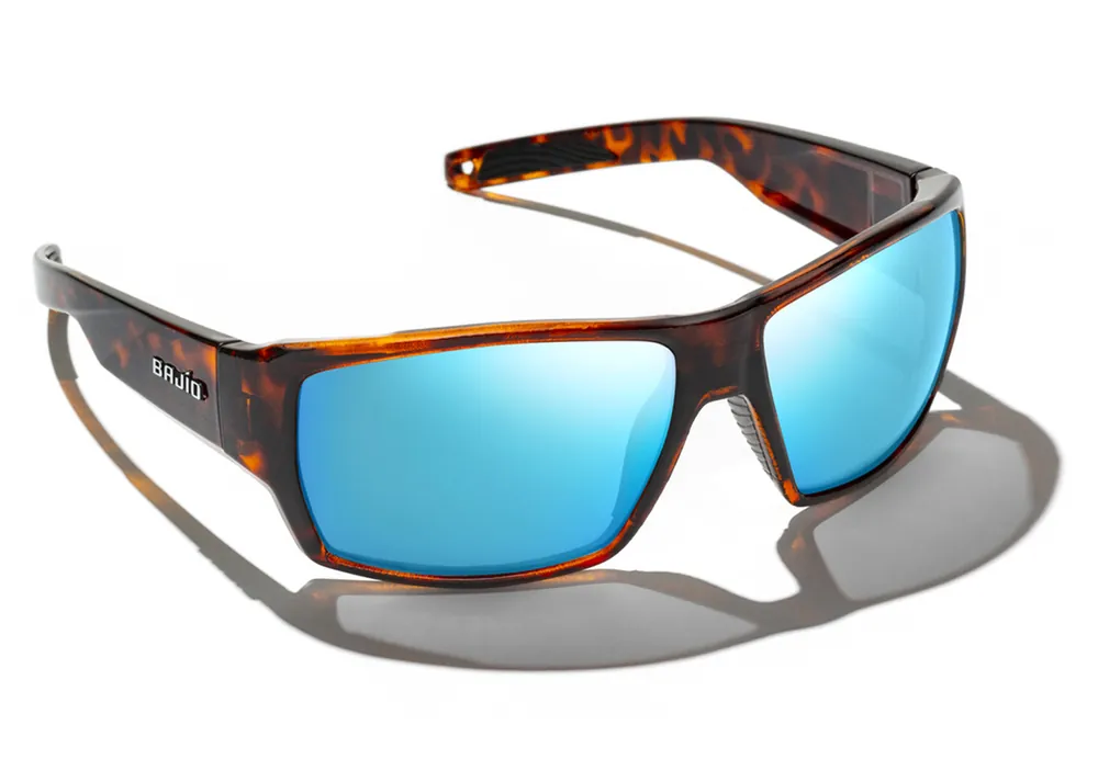 Bajio Bifocal Polarisations- und Vergrößerungsbrille Vega - Dark Tort Matte (Blue Mirror Glass)- + 1,50