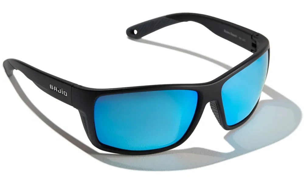 Bajio Bifocal Polarisations- und Vergrößerungsbrille Bales Beach - Black Matte (Blue Mirror Glass)- + 1,50