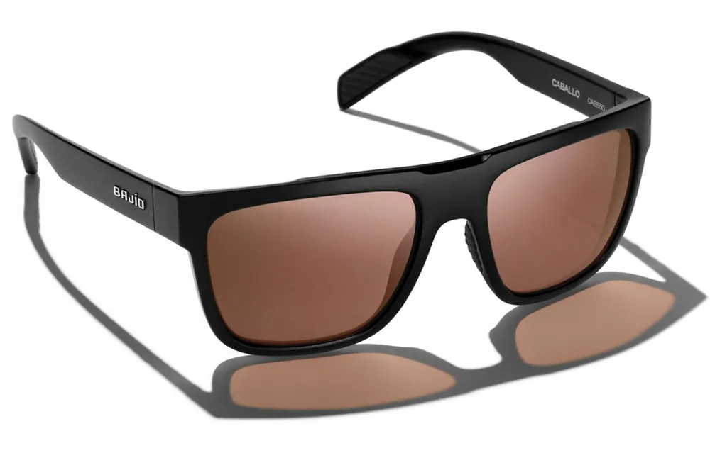 Bajio Polarisationsbrille Caballo - Black Matte (Copper PC)-
