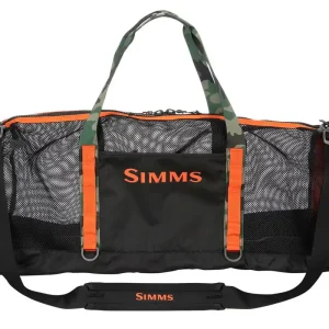 Simms Challenger Mesh Duffel 60L Reisetasche black-