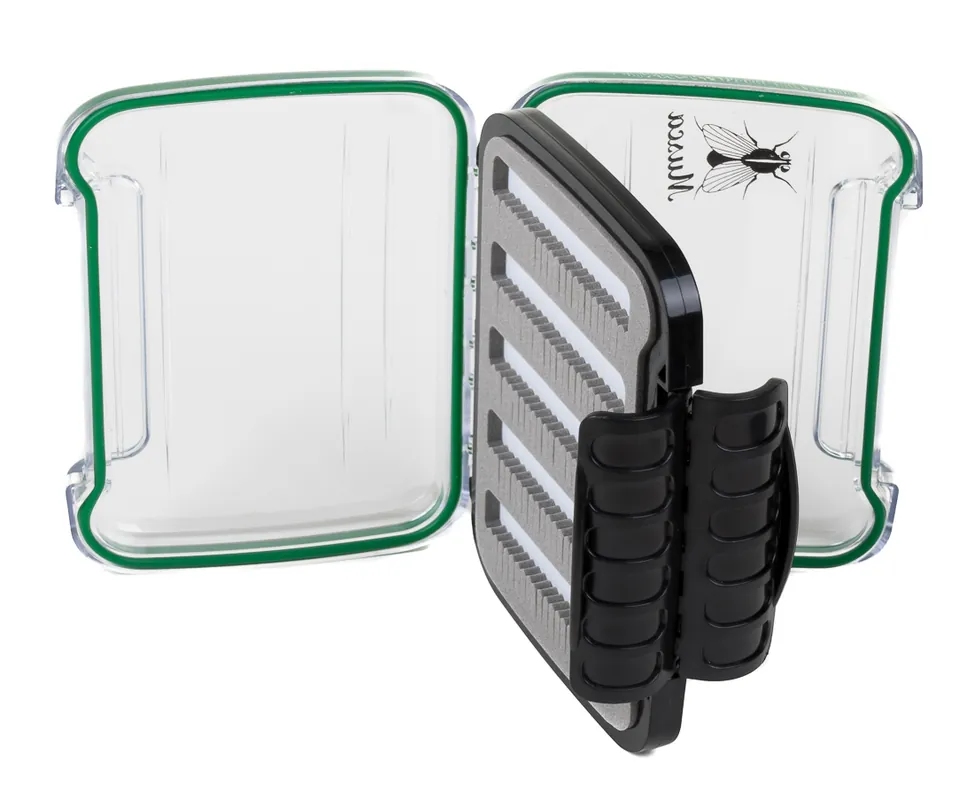 MUSCA Fly Box Clear Double Sided Small wasserdicht MFB-CWPS-