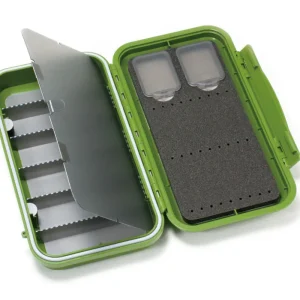 C&F Design CF-3406H wasserdichte Fliegenbox für Tubenfliegen olive-