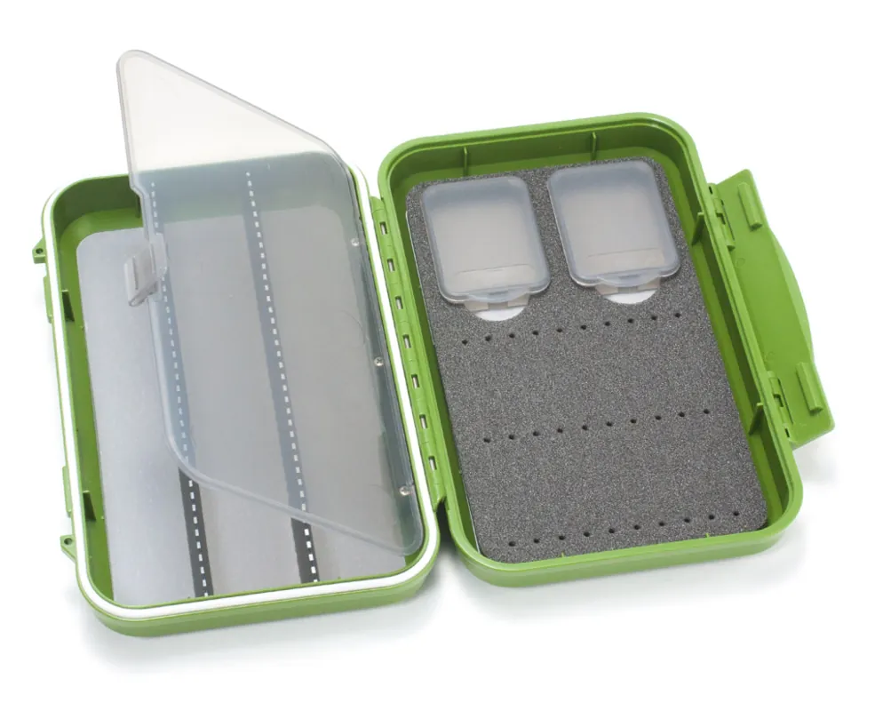 C&F Design CF-2403V wasserdichte Fliegenbox für Tubenfliegen olive-