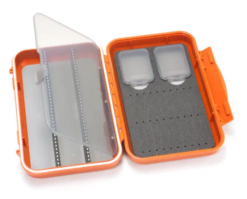 C&F Design CF-2403V wasserdichte Fliegenbox für Tubenfliegen burnt orange-