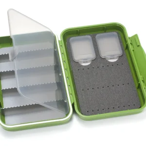 C&F Design CF-2405H wasserdichte Fliegenbox für Tubenfliegen olive-