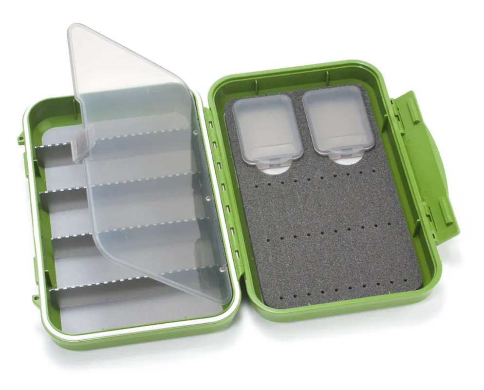C&F Design CF-2405H wasserdichte Fliegenbox für Tubenfliegen olive-