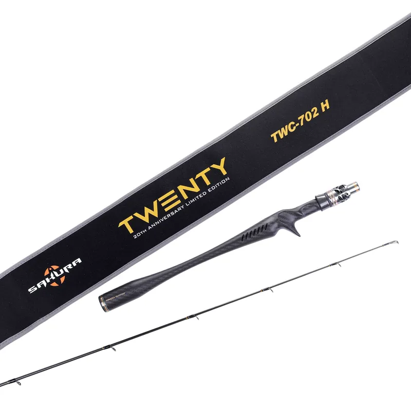 SAKURA TWENTY CASTING TWC 702 H 7 ft (2,13 m) - 10,5-42 g Fuji Components 1pc-