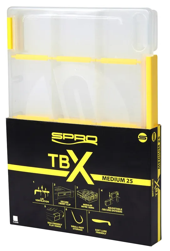 Spro TBX25M Clear Box 25 x 17,5 x 2,5 cm-