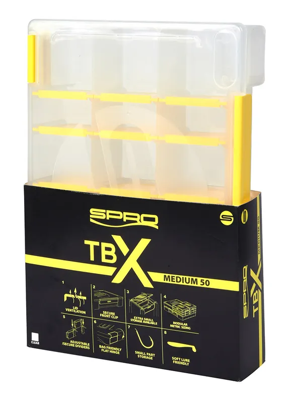 Spro TBX50M Clear Box 25 x 17,5 x 5 cm-