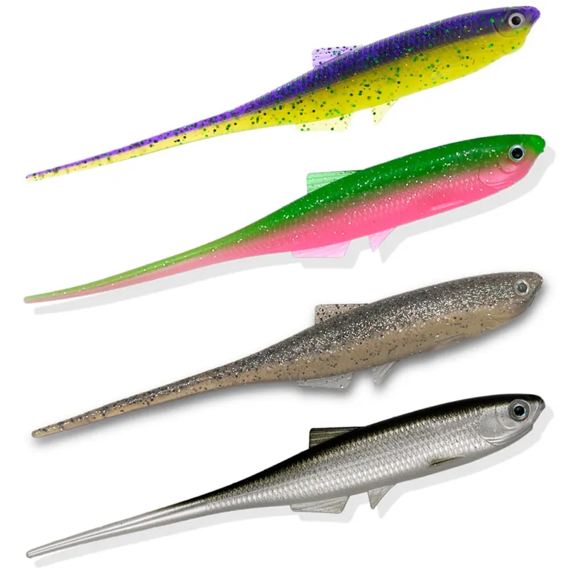 LMAB KØFI (KÖFI) Bleak Pintail 11 cm Gummifisch-