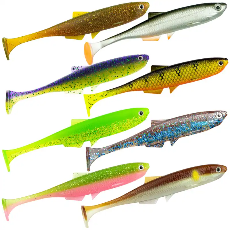 LMAB KØFI (KÖFI) Bleak Shad 9 cm Gummifisch-