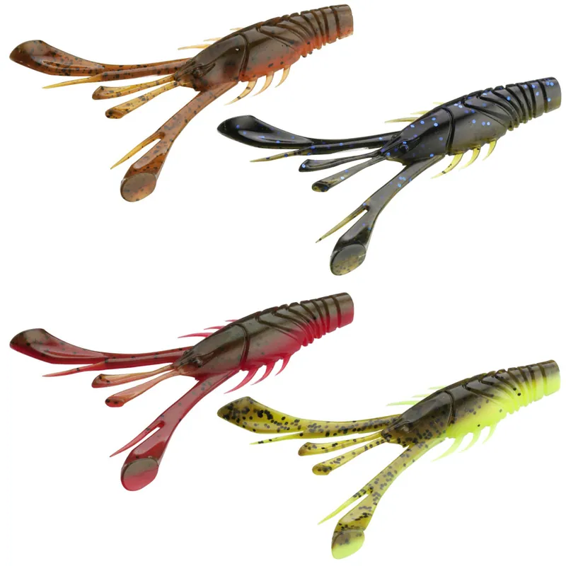 13 Fishing Wobble Craw Gummikrebs Creature Baits 10,8 cm-