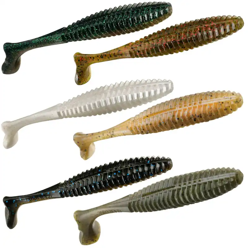 13 Fishing Pleasure Shad Gummifisch 11,4 cm 6er Set-