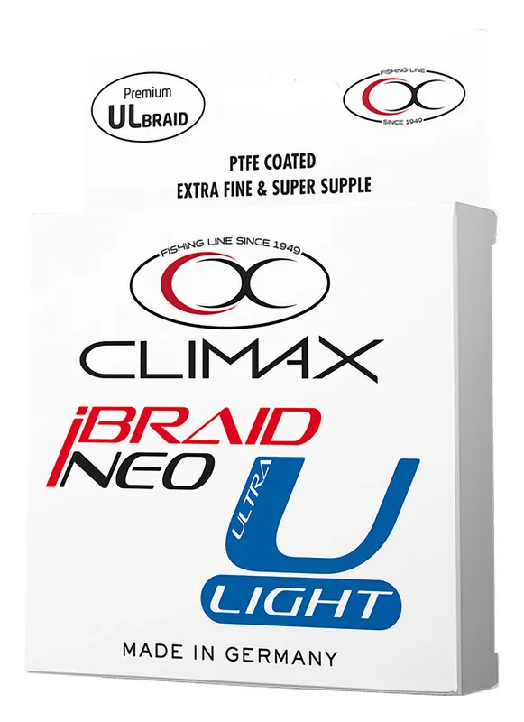 Climax iBraid U-Light chartreuse 135 m- 0,06 mm