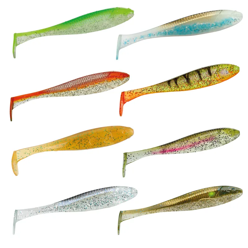 Illex Magic Slim Shad 4'' / 8 cm Softbait 6er Set-