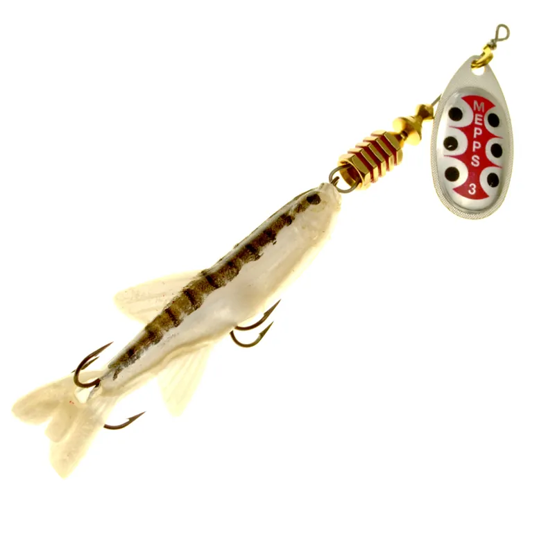 Mepps Aglia TW mit Fisch Spinner silber natur-                                                                                                                                                                                                                        1
