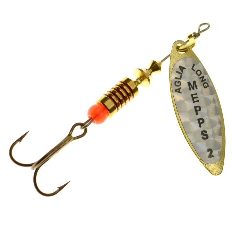Mepps Aglia Longue Rainbo Spinner gold- 1