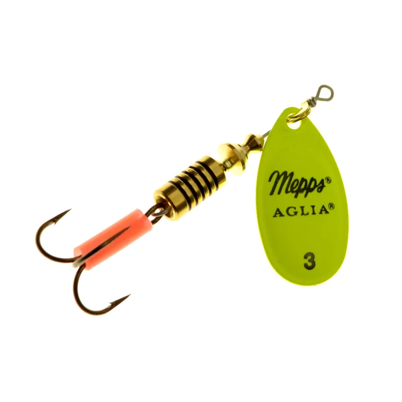 Mepps Aglia Spinner fluo chartreuse- 0