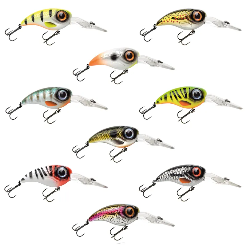Gamakatsu Spro Crankbait Wobbler Fat Iris Hardlure 4 cm 6,2 g Deep Runner Slow Floating-