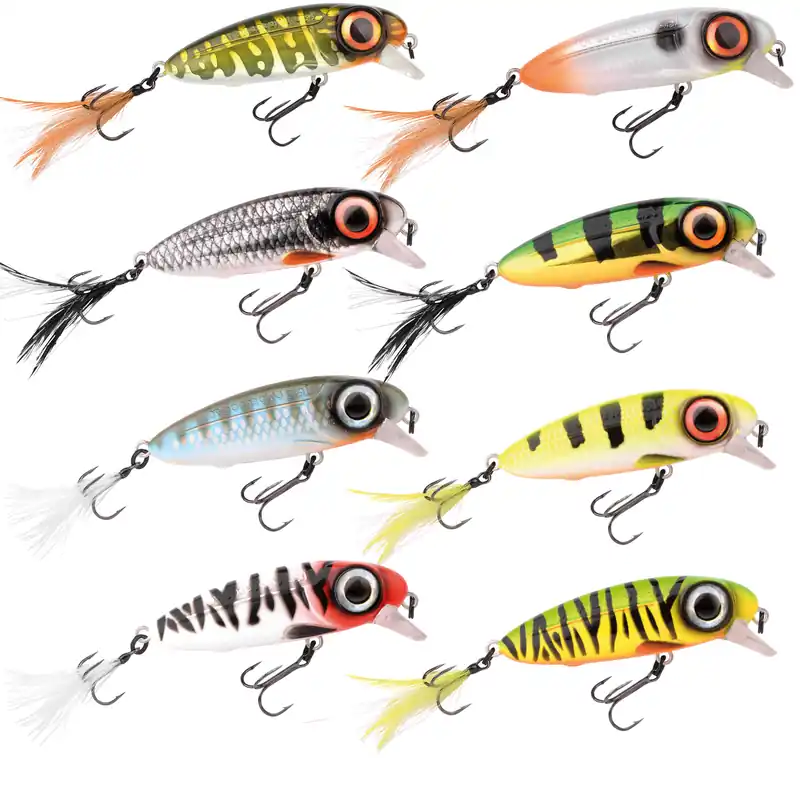 Gamakatsu Spro Wobbler Iris Underdog Hardlure Slow Floating 7 cm 13 g-