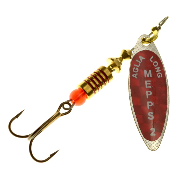 Mepps Aglia Longue Redbo Spinner silber- 0