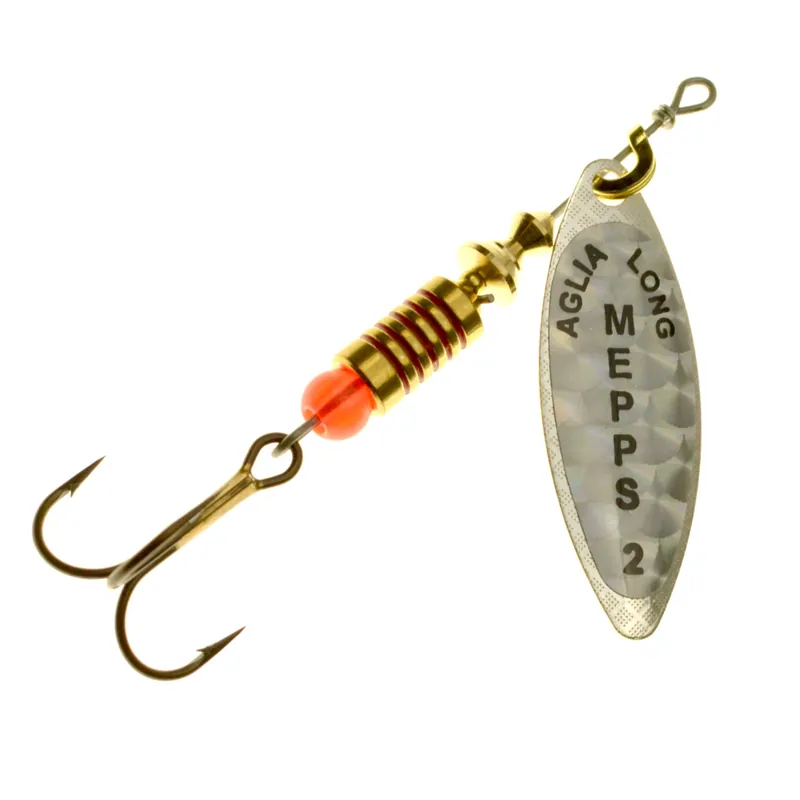 Mepps Aglia Longue Rainbo Spinner silber- 2