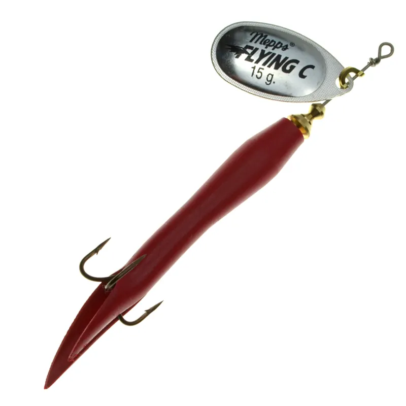 Mepps Aglia Flying Condom Spinner silber/rot-                                                                                                                                                                                                                        10 g