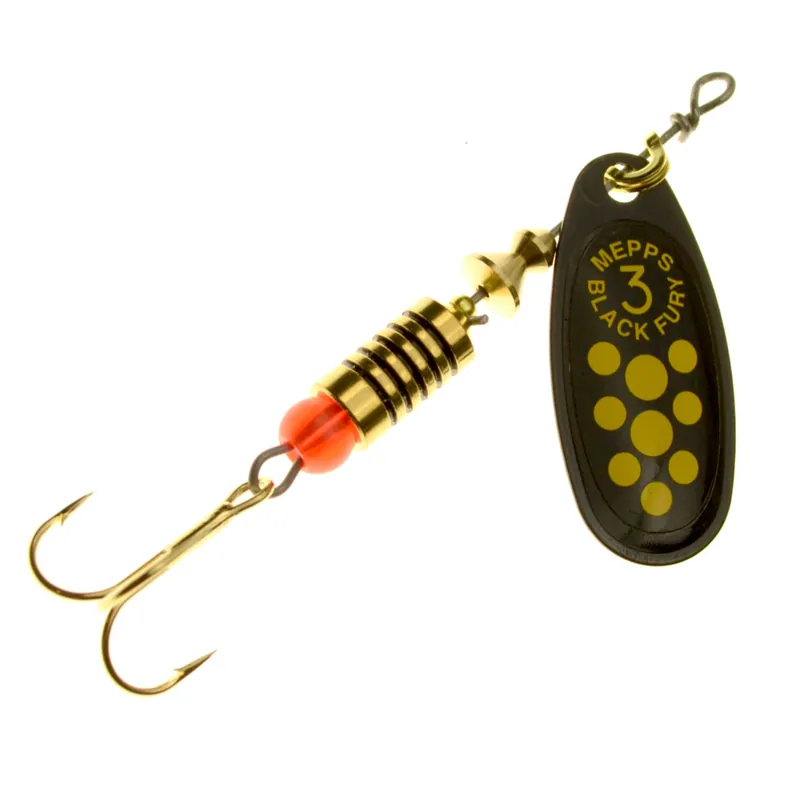 Mepps Black Fury Spinner schwarz/gelb- 0