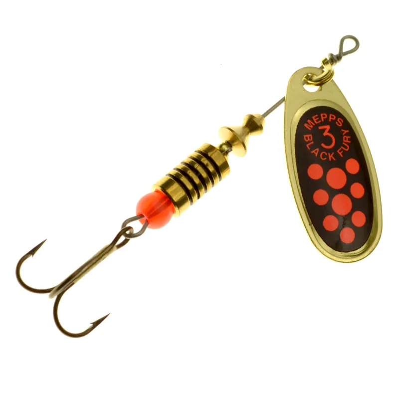 Mepps Black Fury Spinner gold/rot- 0