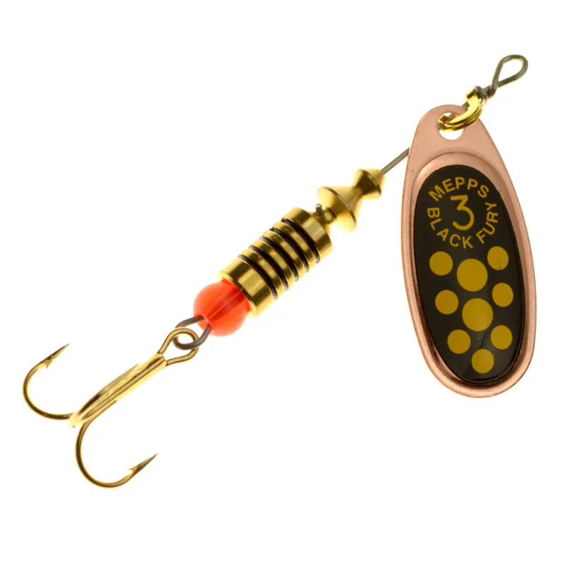 Mepps Black Fury Spinner kupfer/gelb- 0
