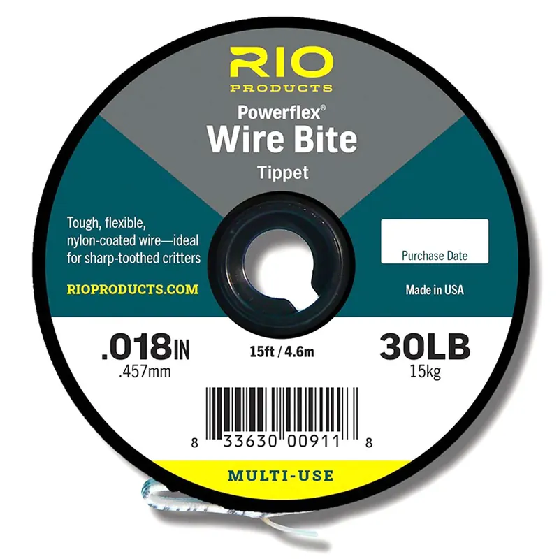 Rio Powerflex Wire Bite Stahlvorfach-                                                                                                                                                                                                                        20 lbs