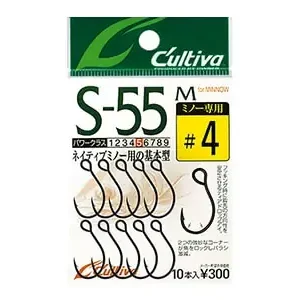 Owner S-55M Minnow Hooks